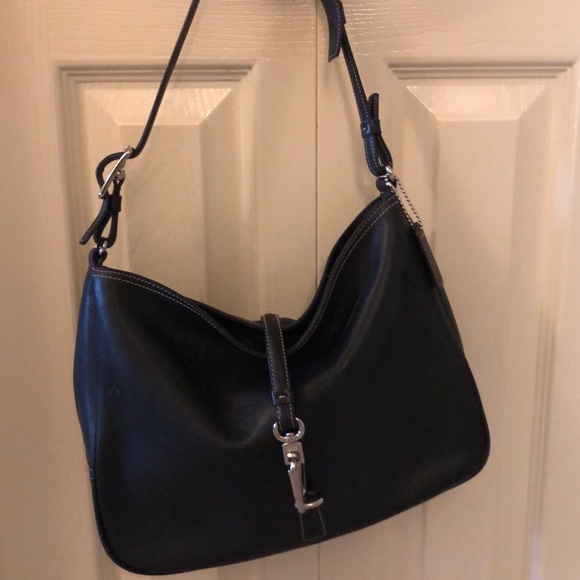 Coach | Bags | Vintage Coach 7778 Black Leather Shoulder Bag